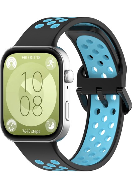 Huawei Watch Fit 3 Için Iki Renkli Silikon Watch Band (Yurt Dışından)