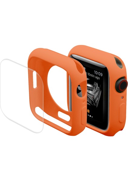 Tpu Kılıf + Apple Watch S 8/7 45MM Için Pet Film (Yurt Dışından)