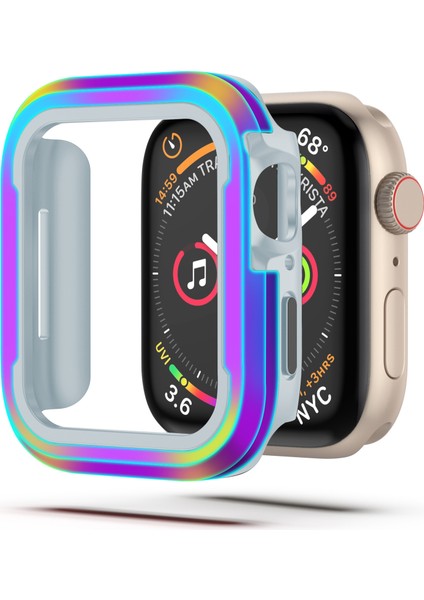 Apple Watch S 6/5/4/se 44MM Için Alaşım + Tpu Kılıf (Yurt Dışından)
