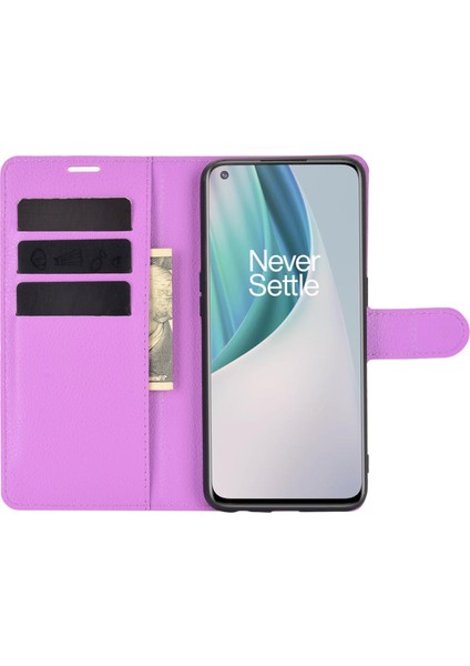 Oneplus Nord N10 Litchi Doku Çevirme Koruyucu Tpu Kılıf Için Oneplus Nord N10 5g (Yurt Dışından) indirimleri