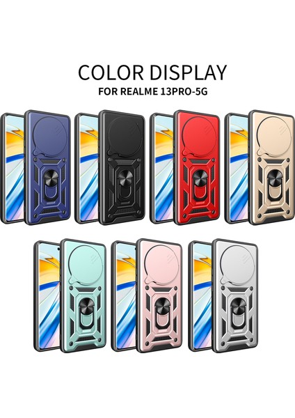 Realme 13 Pro / 13 Pro+ 5g Için Kayar Kamera Tasarımlı Kılıf (Yurt Dışından) fiyatları