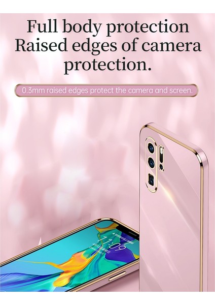 Huawei P30 Için 6d Kaplama Altın Kenar Tpu Kılıf (Yurt Dışından) fiyatları