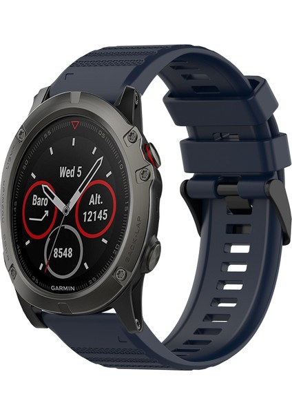 Garmin Fenix ​​5x Plus Için Silikon Saat Bandı (Yurt Dışından)
