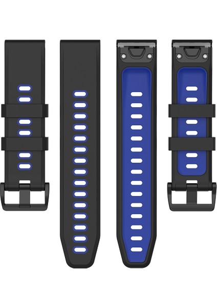 Garmin Fenix ​​7 / Epıx Için 22MM Iki Renkli Silikon Saat Bandı (Yurt Dışından) fırsatları