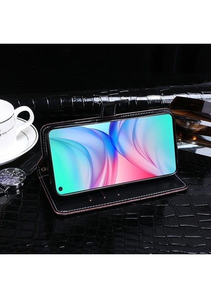 Infinix Hot 10 Için Idewei Timsah Dokulu Pu Kılıf (Yurt Dışından) fırsatları