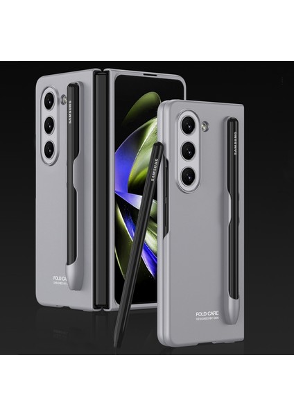 Samsung Galaxy Z Fold5 Için Gkk Kalem Yuvası Ultra Ince Kılıf (Yurt Dışından)