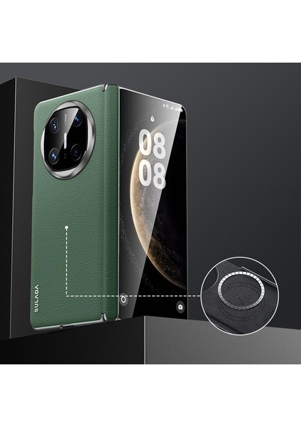 Huawei Mate X6 Için Framess Deri Hibrit Pc Kılıfı (Yurt Dışından)