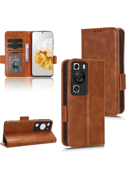 Huawei P60 / P60 Pro Için Deri Telefon Kılıfı (Yurt Dışından)