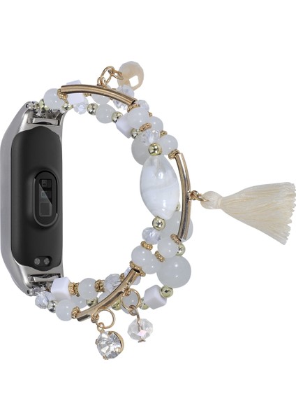Xiaomi Mi Band 7 Için Yuvarlak Boncuklu Zincir Watch Band (Yurt Dışından) fiyatları