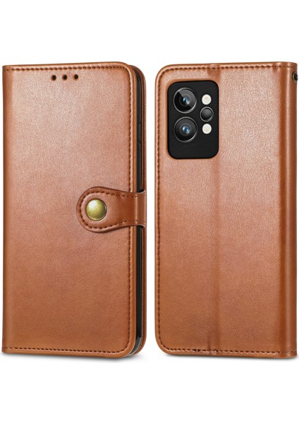 Oppo Realme Gt2 Pro Için Retro Renkli Deri Kılıf (Yurt Dışından) modelleri