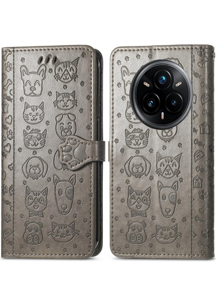 Realme 14 Pro+ Için Kedi ve Köpek Kabartmalı Kılıf (Yurt Dışından) modelleri
