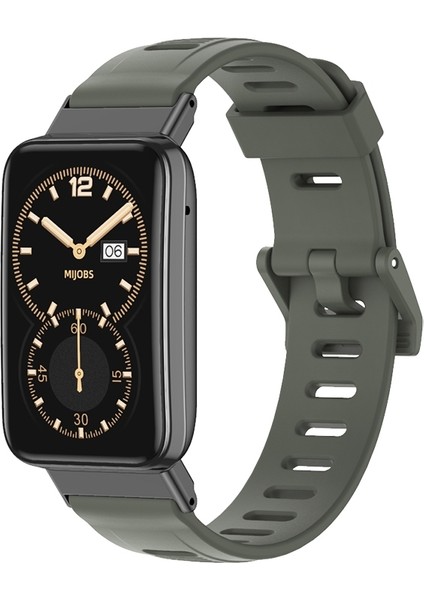 Xiaomi Mi Band 7 Pro Için Düz Delikli Tpu Watch Band (Yurt Dışından)