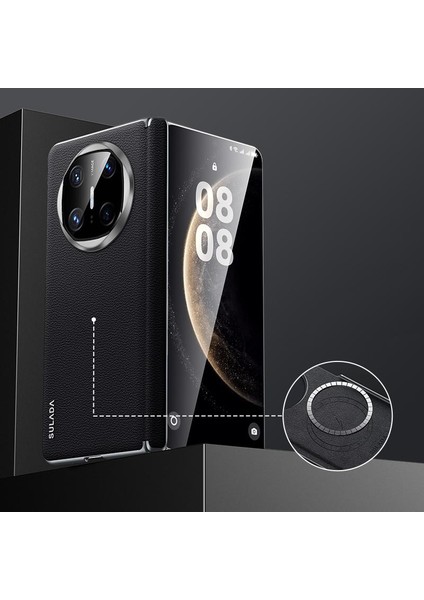 Huawei Mate X6 Için Framess Deri Hibrit Pc Kılıfı (Yurt Dışından)