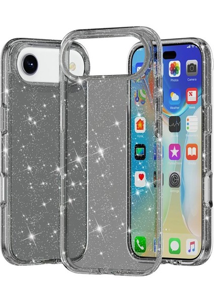 iPhone Air Için Terminator Simli Toz Telefon Kılıfı (Yurt Dışından)
