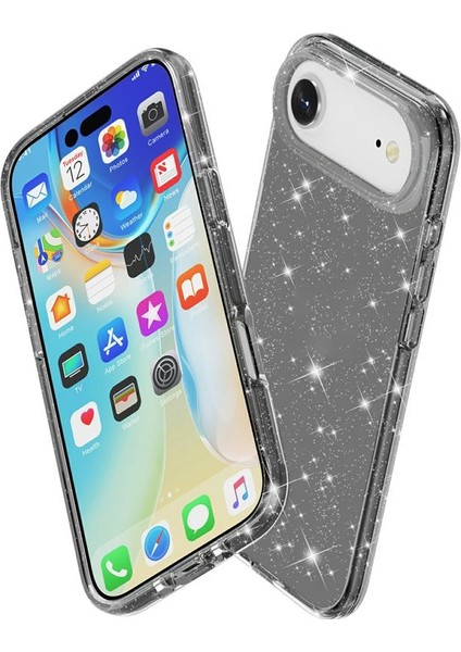 iPhone Air Için Terminator Simli Toz Telefon Kılıfı (Yurt Dışından) modelleri