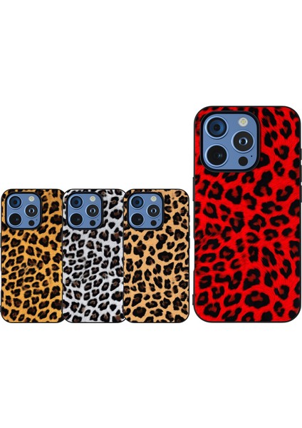 iPhone 15 Pro Için Siyah Kenarlı Leopar Kılıf (Yurt Dışından) fırsatları