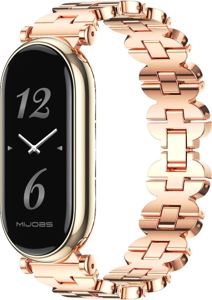 Xiaomi Mi Band 8/9/9 Nfc Için Gt4 Kemik Zinciri Metal Kayış (Yurt Dışından)