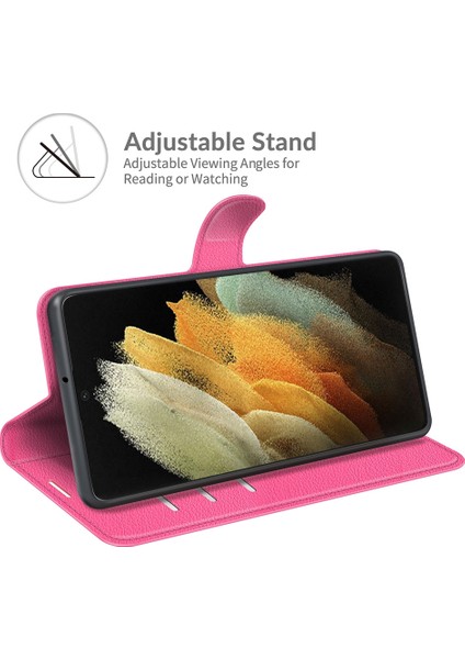 Samsung Galaxy S22 Ultra 5g Litchi Texture Flip Pu Kılıf Için (Yurt Dışından) fırsatları