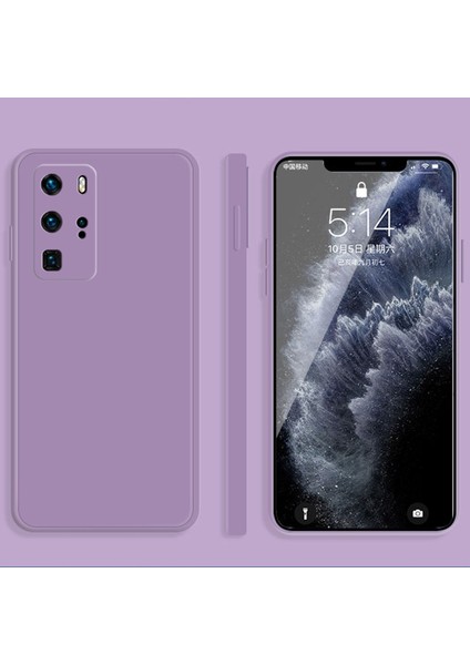 Huawei P40 Pro Için Sıvı Silikon Kılıf (Yurt Dışından)