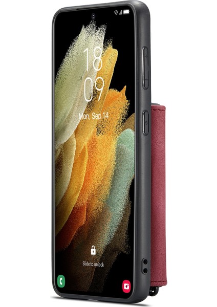 Samsung Galaxy S22+ 5g Için Jeehood Fermuarlı Deri Kılıf (Yurt Dışından) modelleri