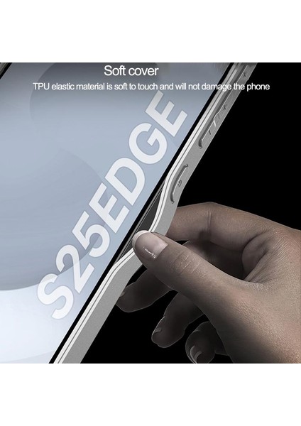 Samsung Galaxy S25 Edge 5g Için Gkk Skin Fe Pc Hibrit Tpu Telefon Kılıfı (Yurt Dışından) indirimleri