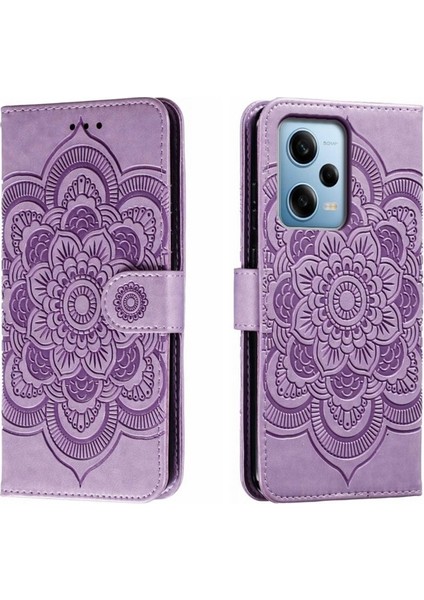 Xiaomi Redmi Note 12 Pro 5g Global Için Mandala Pu Kılıf (Yurt Dışından)