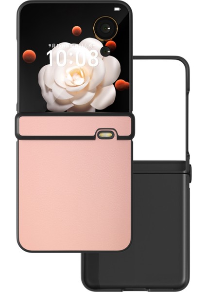 Honor Magic V Flip Için Pu Deri Telefon Kılıfı (Yurt Dışından)