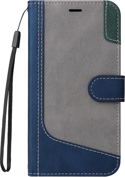 Realme C63 / C61 Global Için Üç Renkli Ekleme Pu Kılıf (Yurt Dışından) fiyatları