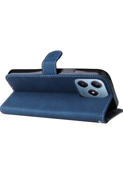 Realme C63 / C61 Global Için Üç Renkli Ekleme Pu Kılıf (Yurt Dışından) indirimleri