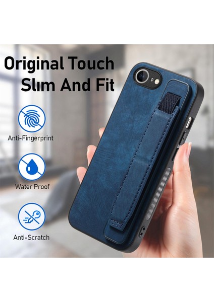 Retro Bileklik Deri Kılıf iPhone 16E (Yurt Dışından) indirimleri