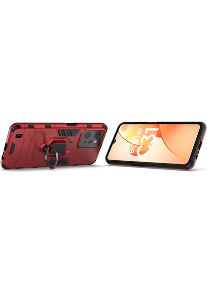 Oppo Realme C31 Için Halka Tutucu Pc + Tpu Kılıf (Yurt Dışından) fırsatları