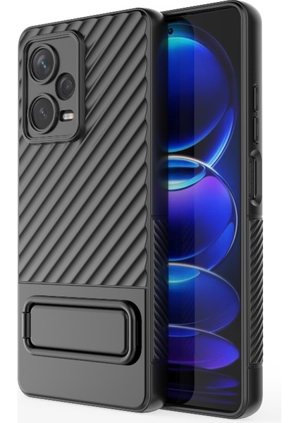 Xiaomi Redmi Note 12 Pro+ Global Için Dalgalı Dokulu Tpu Kılıf (Yurt Dışından)