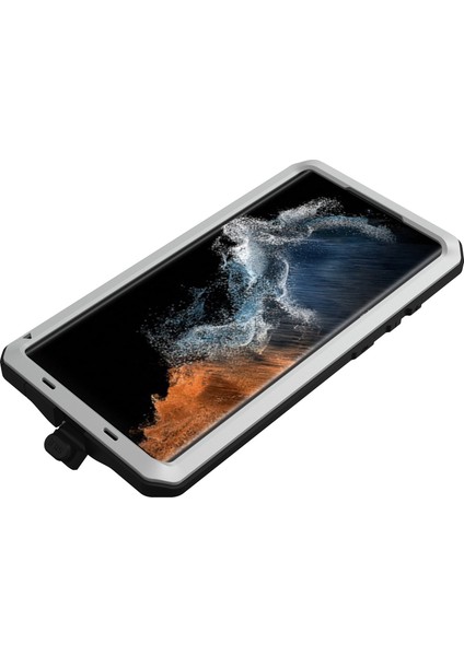 Samsung Galaxy S23 Ultra 5g Için Metal Su Geçirmez Telefon Kılıfı (Yurt Dışından) modelleri