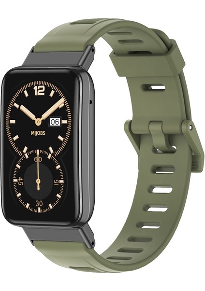 Xiaomi Mi Band 7 Pro Için Düz Delikli Tpu Watch Band (Yurt Dışından)