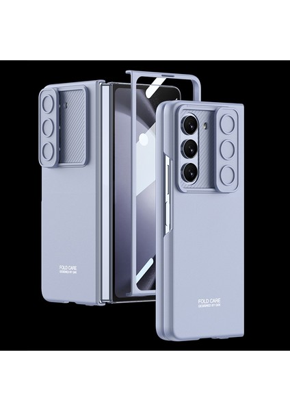 Samsung Galaxy Z Fold5 Için Gkk Sürgülü Camshid Kılıf (Yurt Dışından)