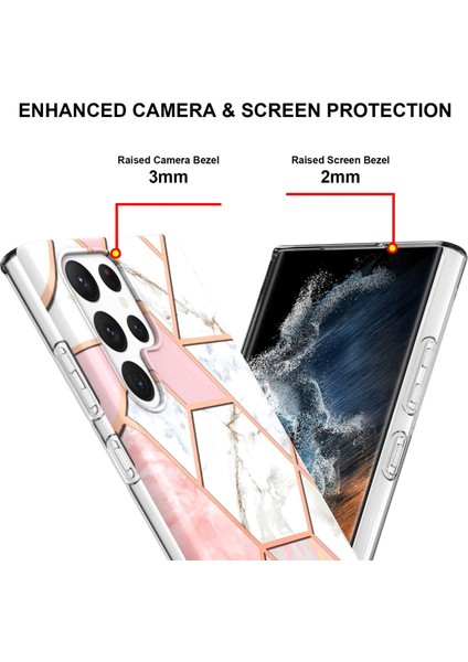 Samsung Galaxy S23 Ultra 5g Için Mermer Tpu Telefon Kılıfı (Yurt Dışından) fırsatları