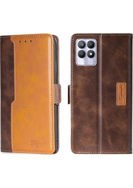 Oppo Realme 8i Için Pu Kılıf (Yurt Dışından)