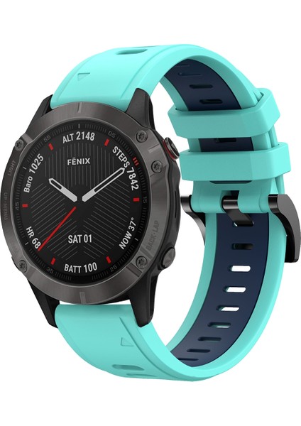 Garmin Fenix ​​6 Safir Gps Için Silikon Saat Bandı (Yurt Dışından)