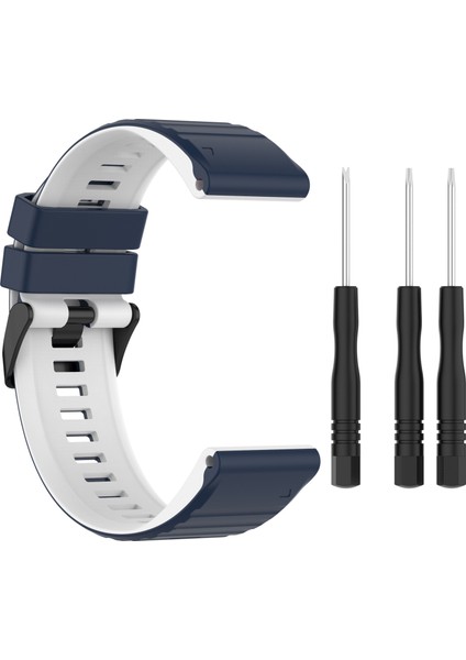 Garmin Fenix ​​7 22MM Için Silikon Kordonlu Saat (Yurt Dışından)