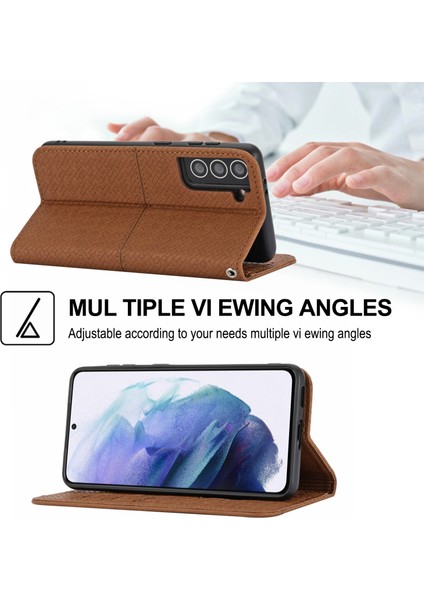 Samaung Galaxy S22 5g Için Dokuma Dokulu Telefon Pu Kılıf (Yurt Dışından) indirimleri