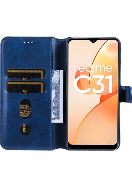 Oppo Realme C31 Için Deri Kılıf (Yurt Dışından) fırsatları