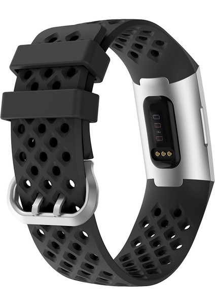 Fit Charge 3/4 Içi Boş Kare Silikon Kayış Için (Yurt Dışından)