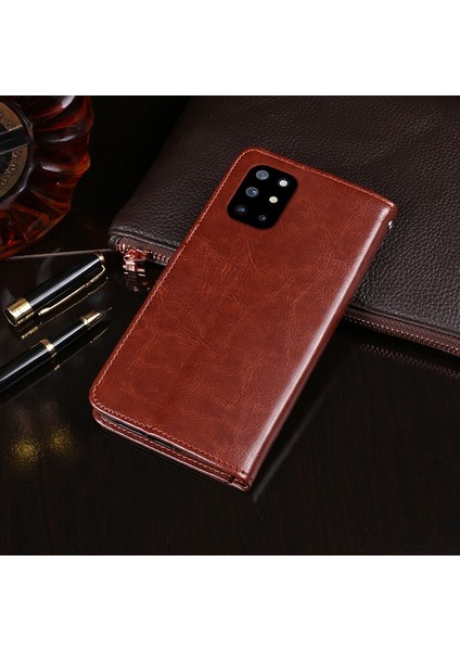 Oneplus 8t Için Crazy Horse Doku Kılıfı (Yurt Dışından) modelleri