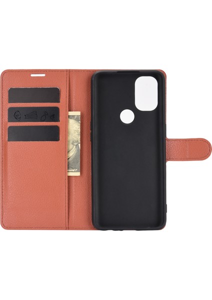 Oneplus Nord N10 Litchi Doku Çevirme Koruyucu Tpu Kılıf Için Oneplus Nord N10 5g (Yurt Dışından) fırsatları