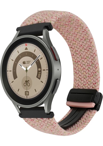 Samsung Galaxy Watch 5 Pro Için 20MM Örgülü Saat Kayışı (Yurt Dışından)