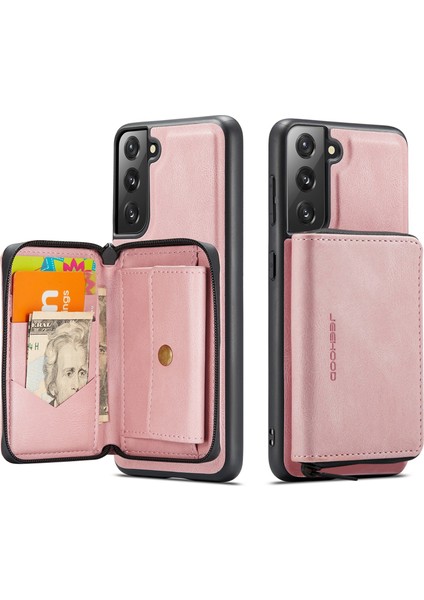 Samsung Galaxy S22+ 5g Için Jeehood Fermuarlı Deri Kılıf (Yurt Dışından)