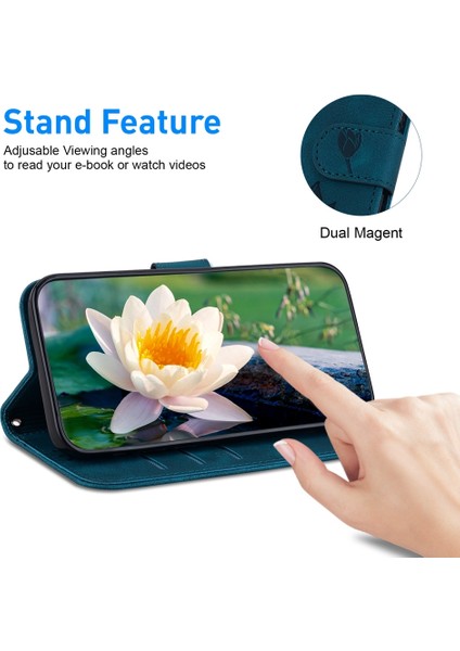 Realme C61 / C63 / Note 60 Için Lotus Kabartmalı Pu Kılıf (Yurt Dışından) indirimleri