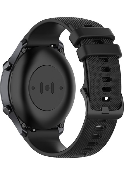 Xiaomi Izle Renkli 22MM Küçük Ekose Doku Silikon Bilek Kayışı Kordonlu Saat (Beyaz) (Yurt Dışından) fiyatları