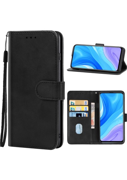 Huawei P Smart Pro Için Deri Telefon Kılıfı (Yurt Dışından)