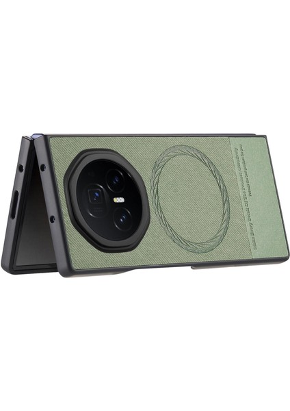 Honor Magic V3 Için Dimi Kumaş Deri Deri Telefon Kılıfı (Yurt Dışından) modelleri